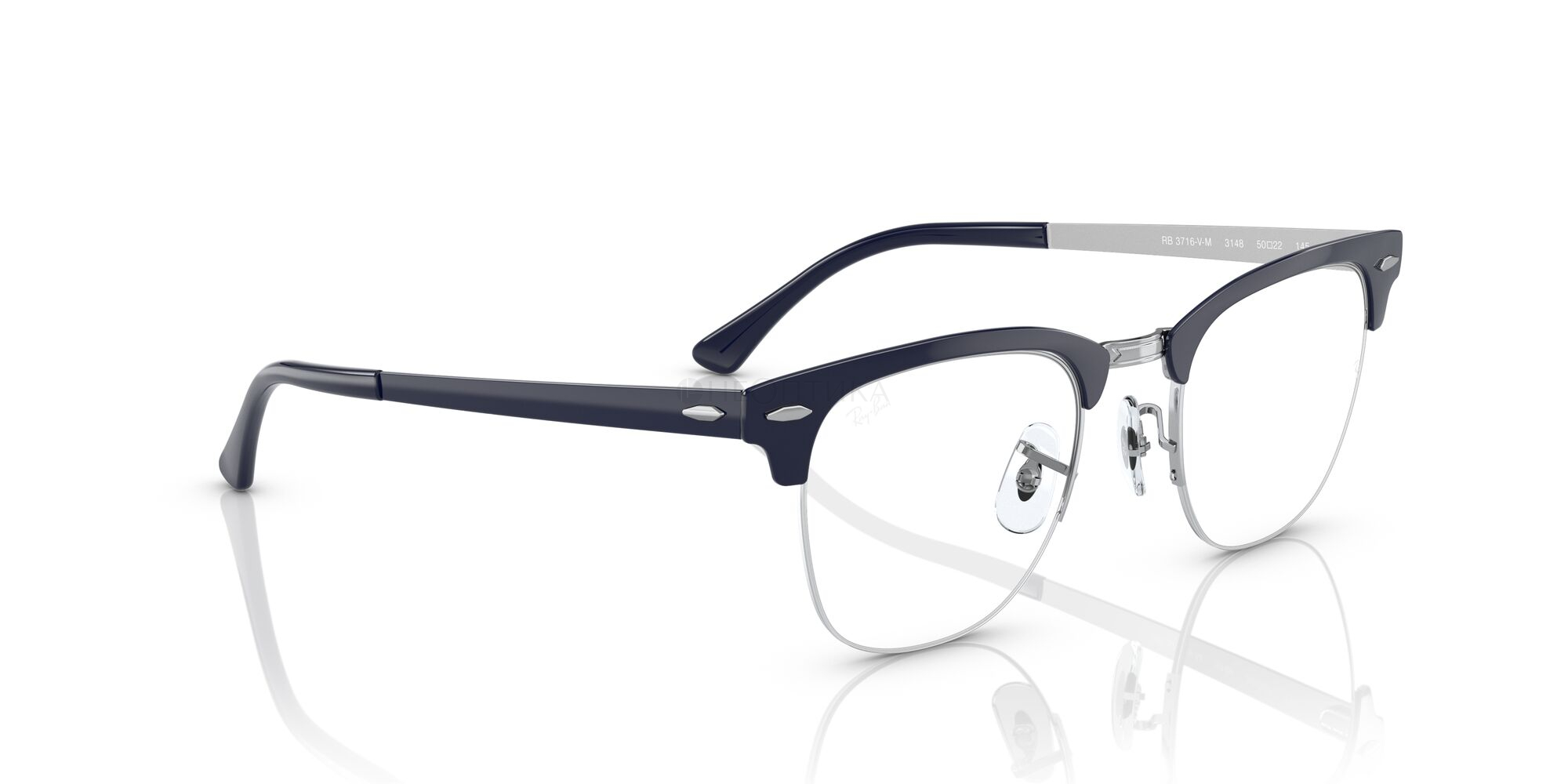 Оправа Ray-Ban Clubmaster Metal 0RX3716VM 3148 50