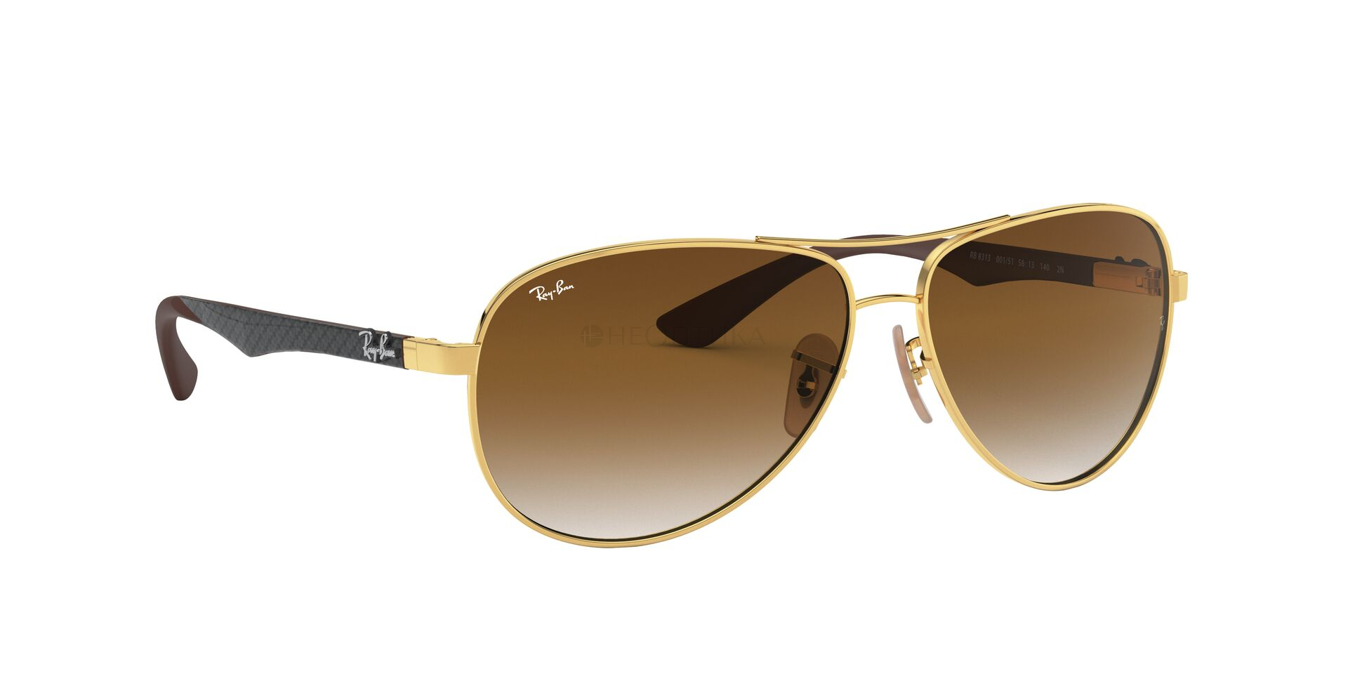 Солнцезащитные очки Ray-Ban Carbon Fibre 0RB8313 001/51 61