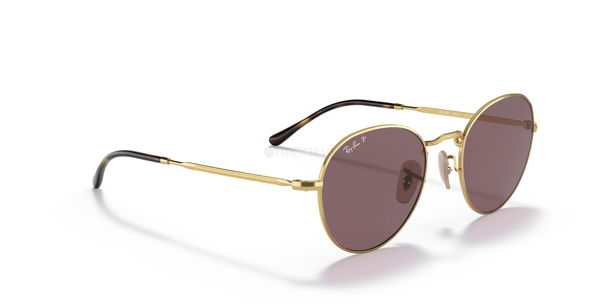 Солнцезащитные очки Ray-Ban David 0RB3582 001/AF 53