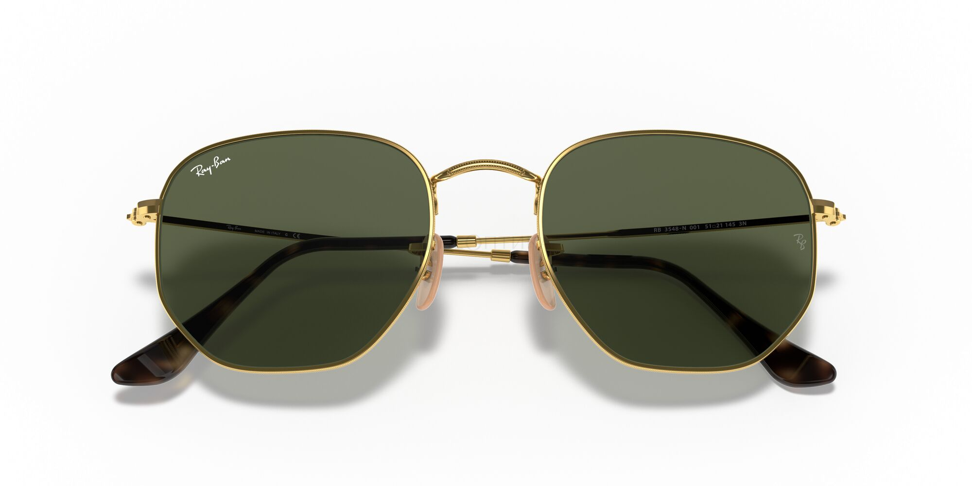 Солнцезащитные очки Ray-Ban Hexagonal 0RB3548N 001 54 Солнцезащитные очки Ray-Ban Hexagonal 0RB3548N 001 54