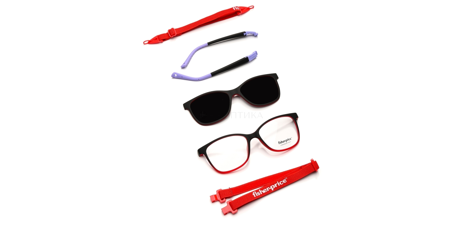 Оправа детская Fisher Price FPCL008 RED 52