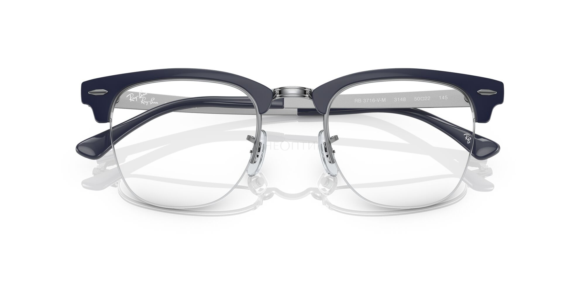 Оправа Ray-Ban Clubmaster Metal 0RX3716VM 3148 50