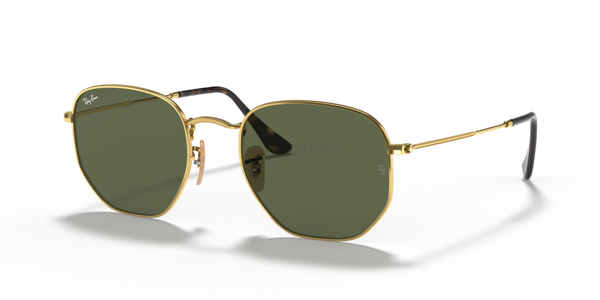 Солнцезащитные очки Ray-Ban Hexagonal 0RB3548N 001 54 Солнцезащитные очки Ray-Ban Hexagonal 0RB3548N 001 54